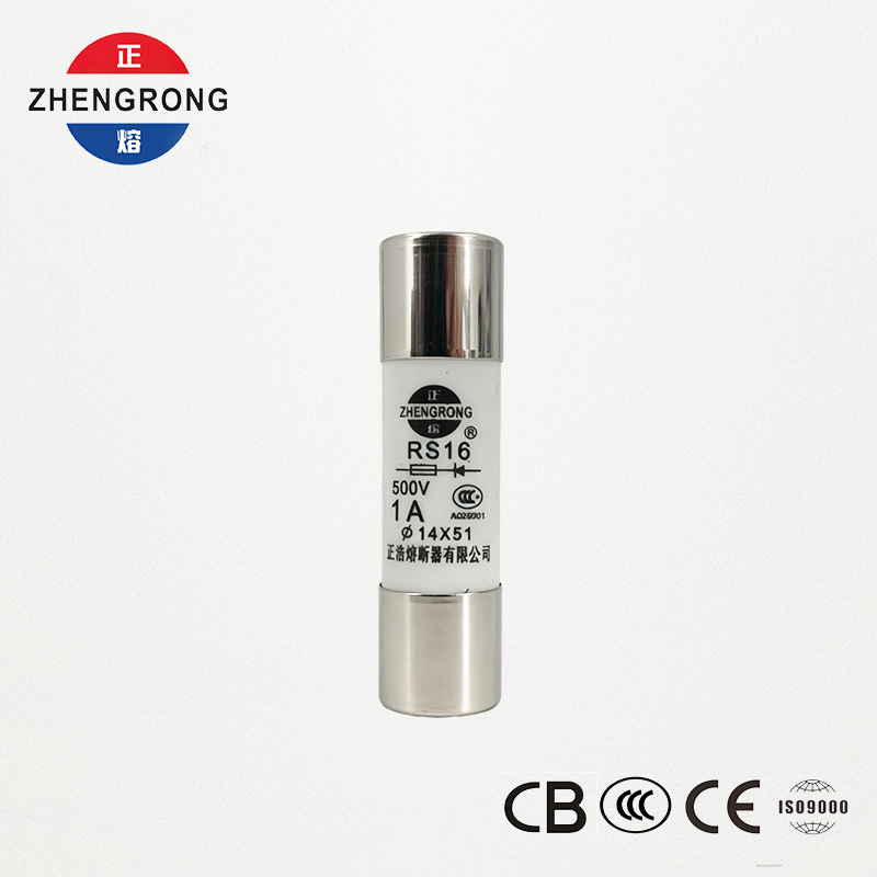 14*51mm 500V 1A RS16 предпазител с висока способност на изключване