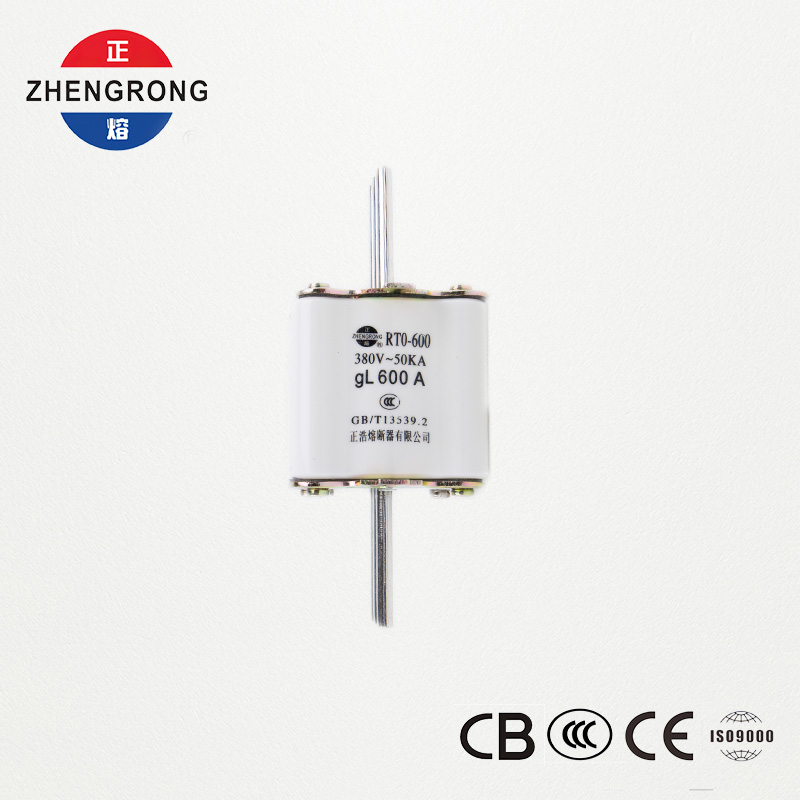 Пластмасов предпазител RT0-600 IEC с висока степен на прекъсване