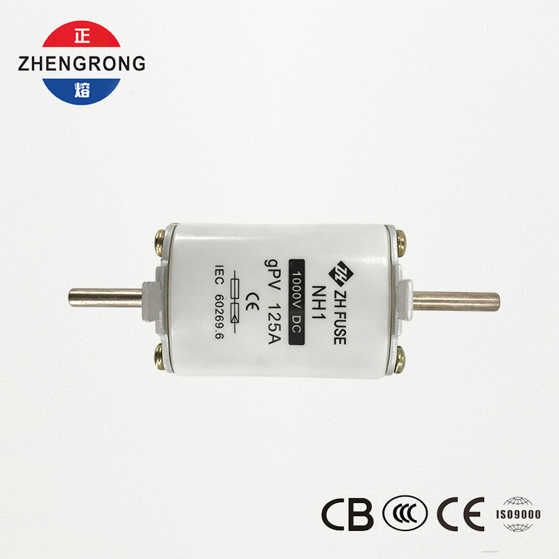 PV DC предпазител NH1 125A 1000V | CE & IEC 60269.6 Одобрено за слънчеви масиви