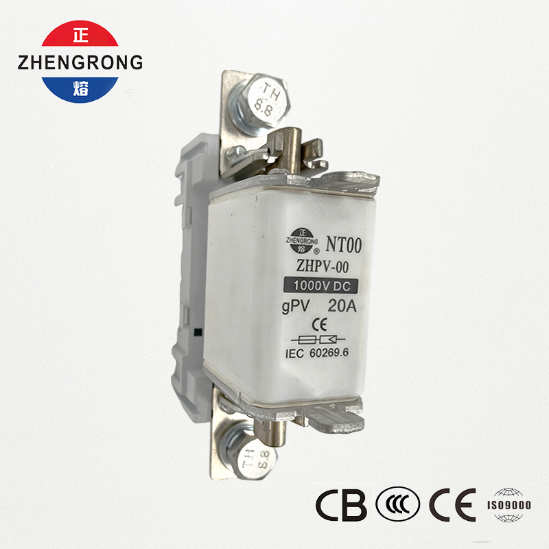 ZHPV-00 20A 1000V DC фотоволтаичен защитен предпазител - CE сертифициран